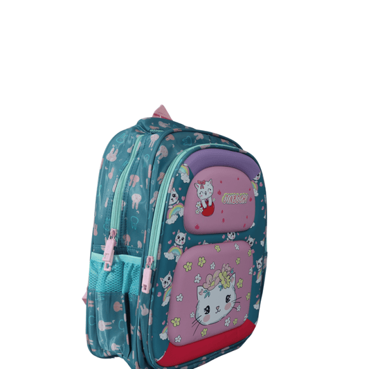 JINBOSHI School Bags Multi-Color JINBOSHI - Flower cats school backpack