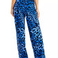 JM COLLECTION Womens Bottoms JM COLLECTION - Printed Wide-Leg Pants