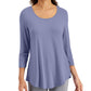 JM COLLECTION Womens Tops XL / Purple JM COLLECTION -  3/4-Sleeve Top