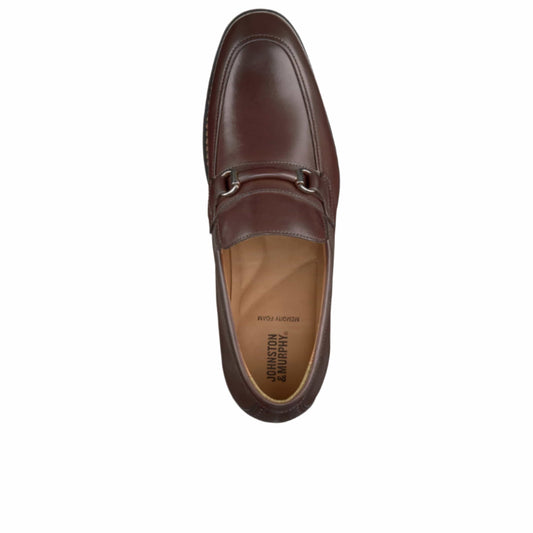 JOHNSTON & MURPHY Mens Shoes 41.5 / Brown JOHNSTON & MURPHY -  Lewis Bit Slip-On Dress Loafers