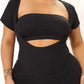 JOLIE & JOY Womens Dress XXXXL / Black JOLIE & JOY - Full Circle Trends Trendy Dress