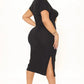 JOLIE & JOY Womens Dress XXXXL / Black JOLIE & JOY - Full Circle Trends Trendy Dress