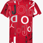 JORDAN Baby Boy 2-3 Years / Red JORDAN - Pinted Letters Design Short Sleeves