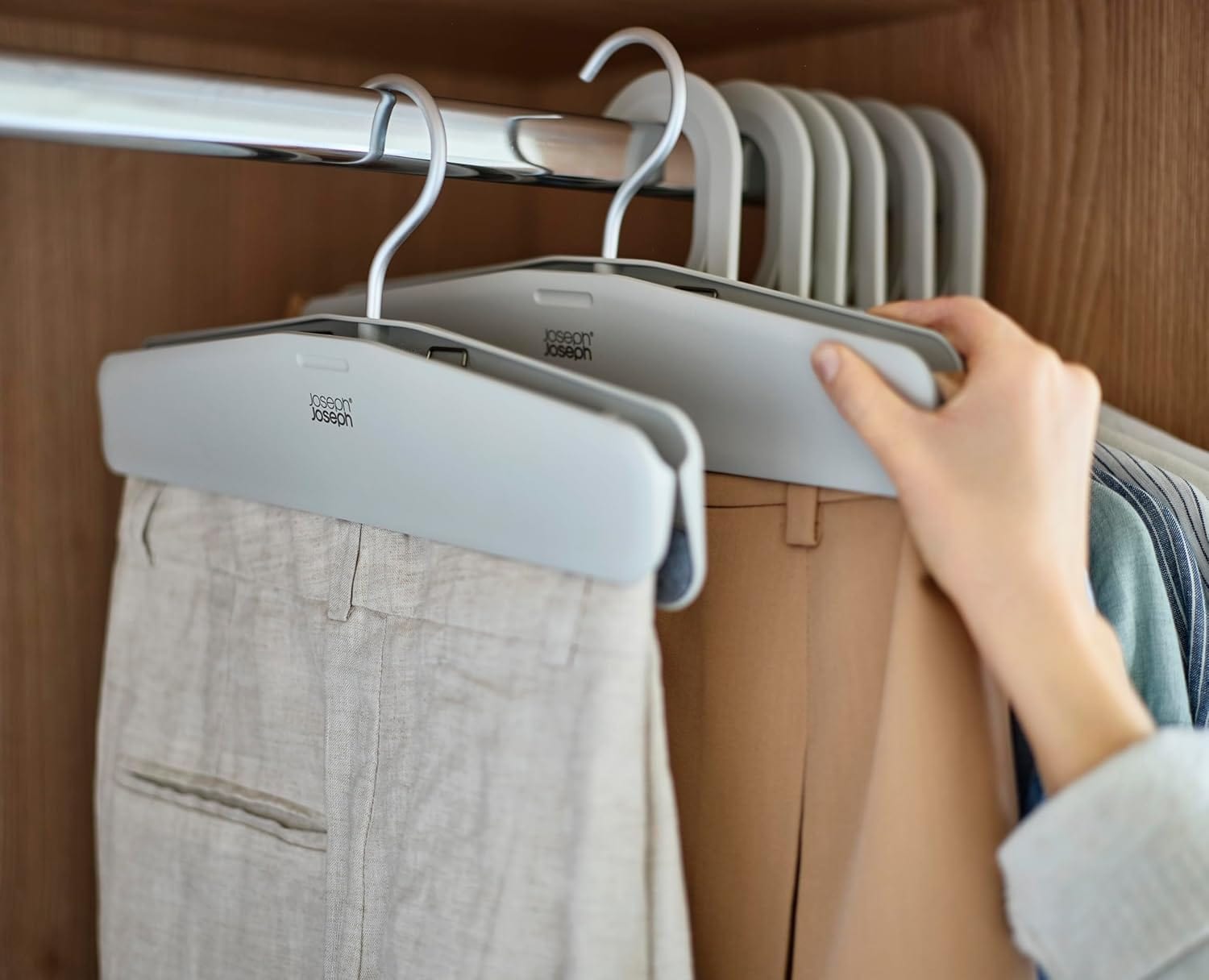 JOSEPH JOSEPH Furniture JOSEPH JOSEPH - orderly trouser & skirt hanger ( 2pk)