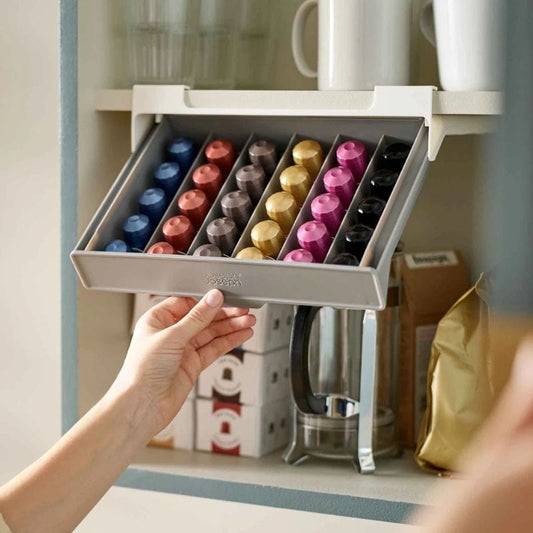 JOSEPH JOSEPH Kitchenware JOSEPH JOSEPH - CupboardStore™ Grey Under-shelf Coffee Pod Drawer