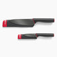 JOSEPH JOSEPH Kitchenware JOSEPH JOSEPH - Slice&Sharpen™ Set of 2 Knives with Sharpening Sheaths