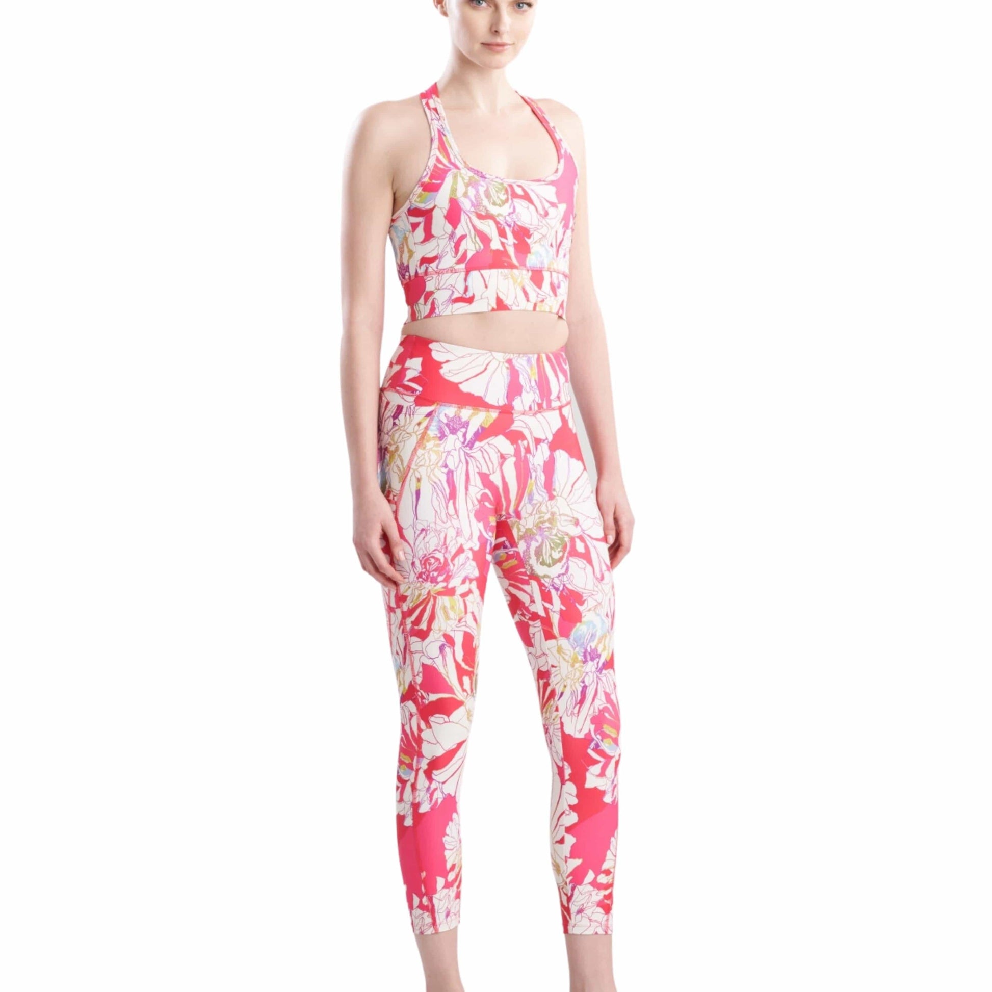 Beyond Marketplace S / Multi-Color JOSIE NATORI - Printed Cropped Top