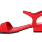 JOURNEE COLLECTION Womens Shoes 43 / Red JOURNEE COLLECTION - Beyla Block Heel Pumps