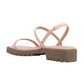JOURNEE COLLECTION Womens Shoes 37.5 / Pink JOURNEE COLLECTION - Block Heeled Sandals