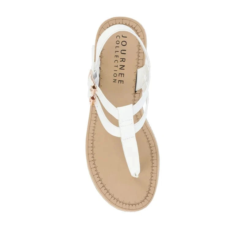 JOURNEE COLLECTION Womens Shoes JOURNEE COLLECTION - Double buckle wedge sandals