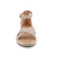 JOURNEE COLLECTION Womens Shoes JOURNEE COLLECTION - Faux leather Lyddia Espadrille Flat Sandal