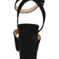 JOURNEE COLLECTION Womens Shoes JOURNEE COLLECTION - Leather Platform Heel Sandals