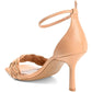 JOURNEE COLLECTION Womens Shoes 38 / Brown JOURNEE COLLECTION - Mabella Braided Chain Sandals