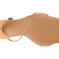 JOURNEE COLLECTION Womens Shoes 38 / Brown JOURNEE COLLECTION - Mabella Braided Chain Sandals