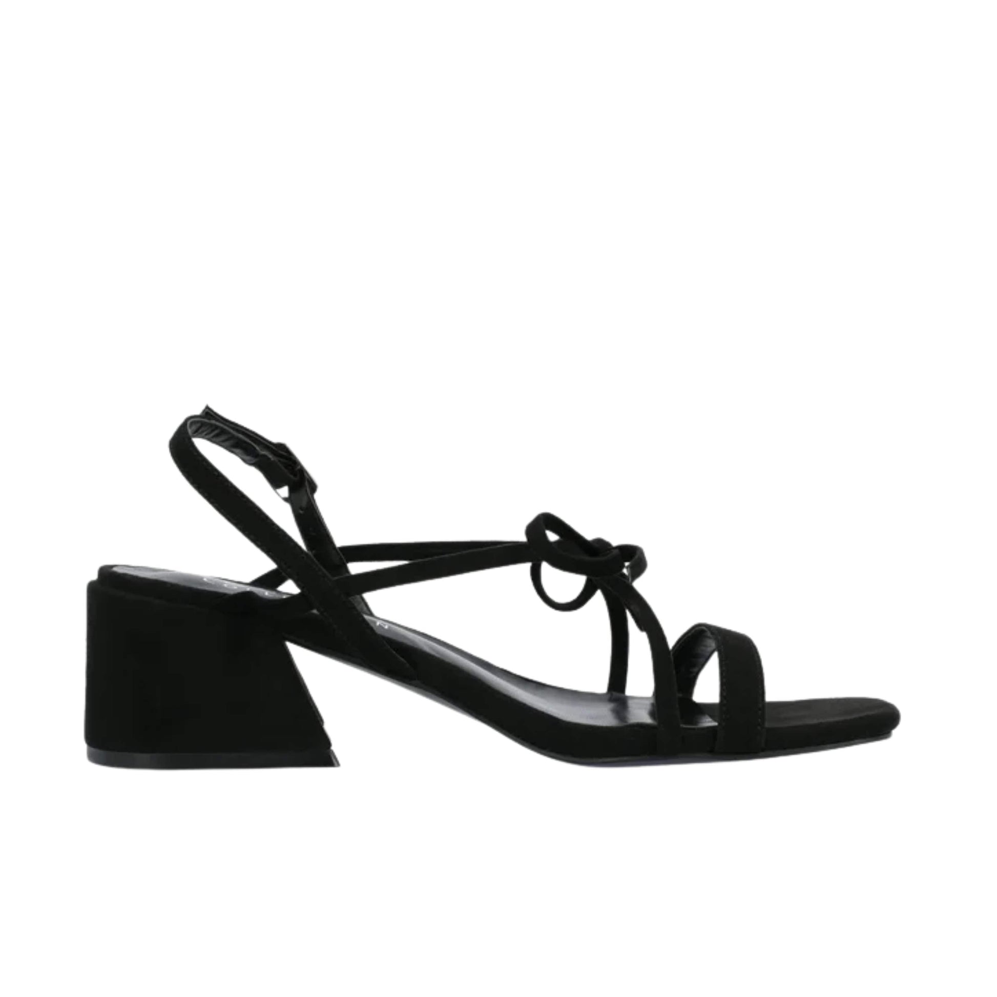 JOURNEE COLLECTION Womens Shoes 39.5 / Black JOURNEE COLLECTION - Multi Strap Block Heel Sandals