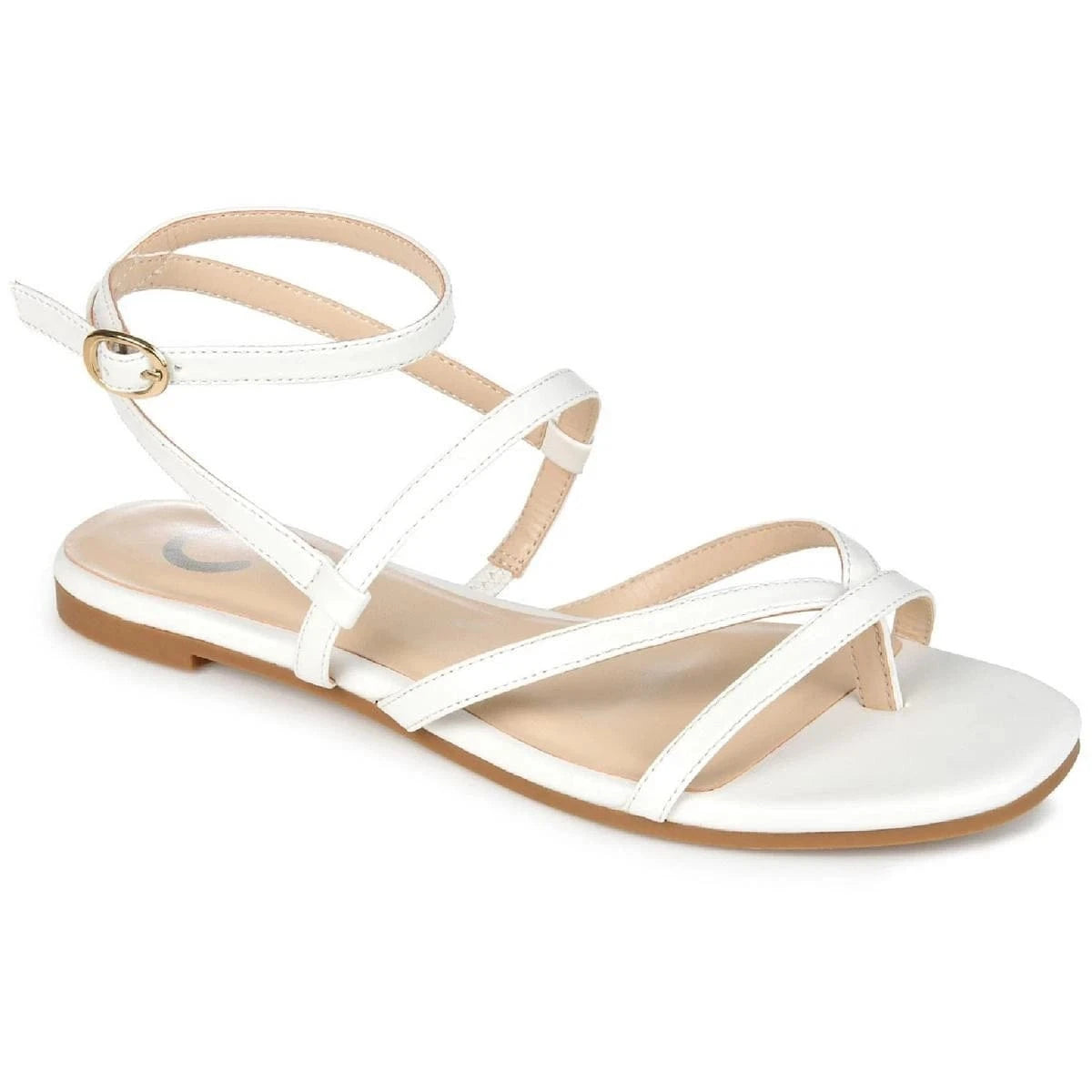 JOURNEE COLLECTION Womens Shoes JOURNEE COLLECTION - Strappy Flat Sandals