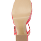 JOURNEE COLLECTION Womens Shoes 37.5 / Red JOURNEE COLLECTION - Vegan Leather Ankle Strap Platform Dress Sandals
