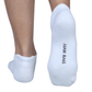JUAN RAUL Socks 40-45 / White JUAN RAUL -  Low cut athletic socks