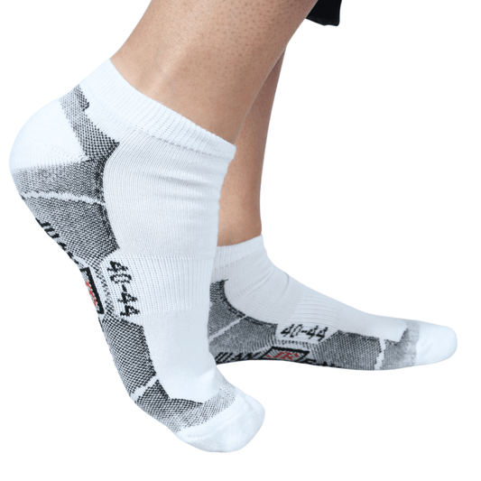 JUAN RAUL Socks 40-44 / White JUAN RAUL - One Pair Running Socks