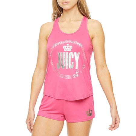 JUICY COUTURE Womens Tops S / Pink JUICY COUTURE - Sleeveless Tank Top