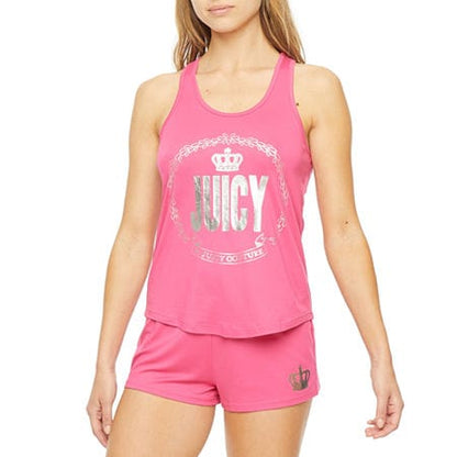 JUICY COUTURE Womens Tops S / Pink JUICY COUTURE - Sleeveless Tank Top