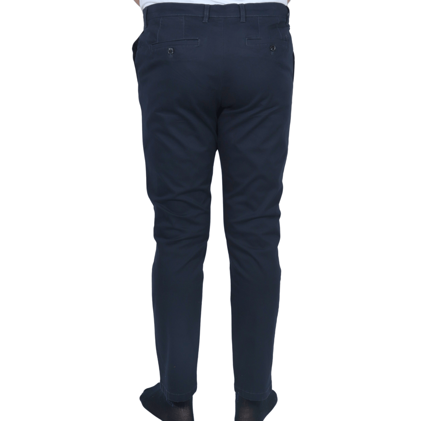 JULES Mens Bottoms 32W x 29L / Navy JULES - Cotton solid skinny pants