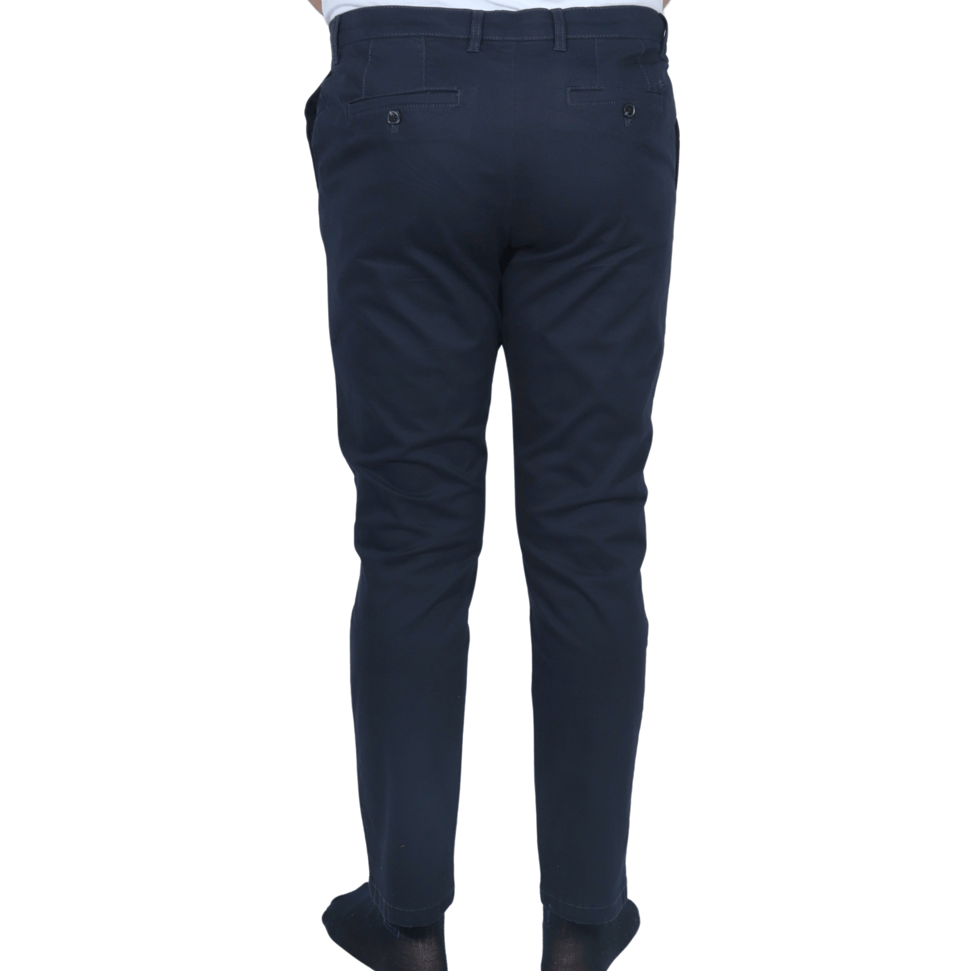 JULES Mens Bottoms 32W x 29L / Navy JULES - Cotton solid skinny pants