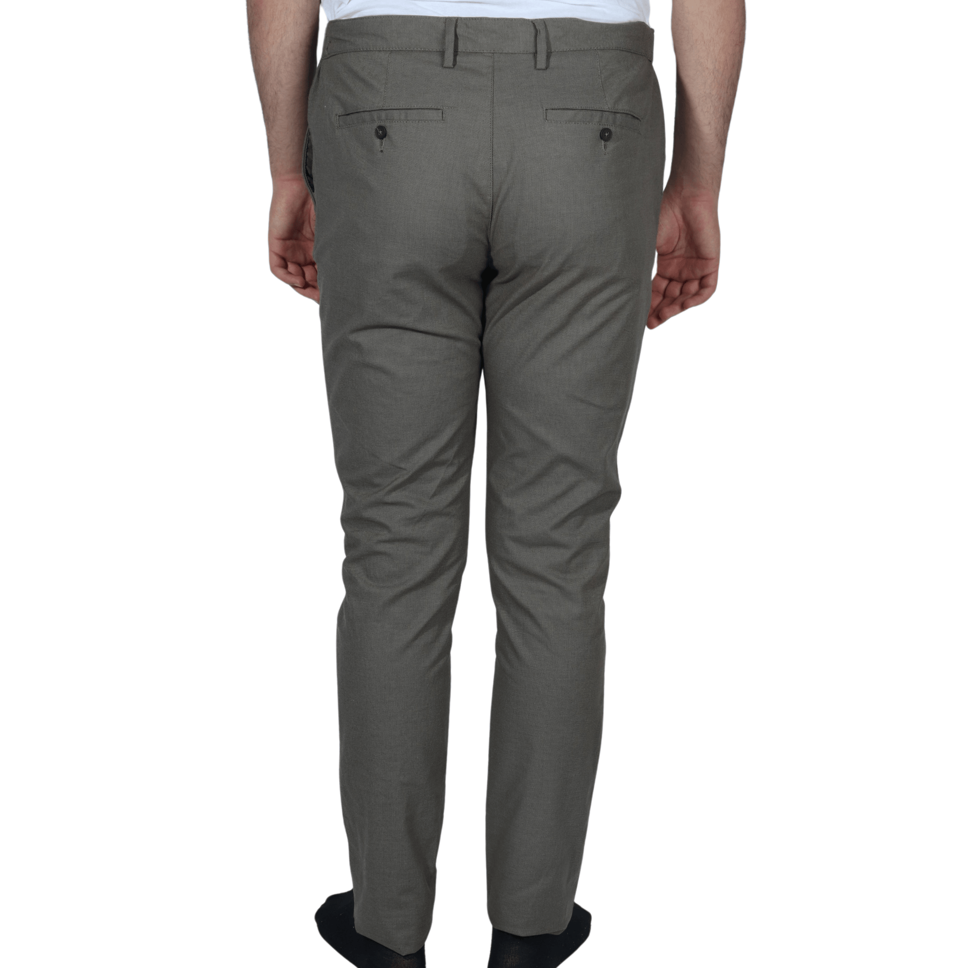 JULES Mens Bottoms 36W x 34L / Green JULES - Solid cotton Slim pants