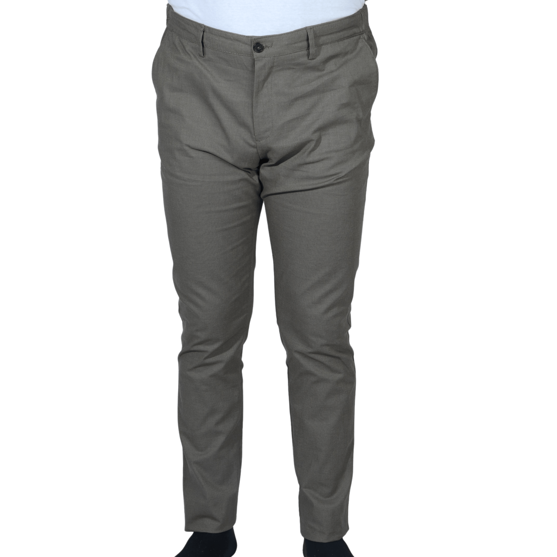 JULES Mens Bottoms 36W x 34L / Green JULES - Solid cotton Slim pants