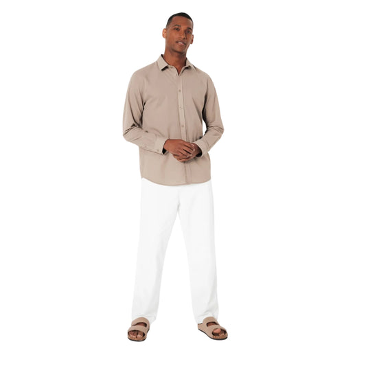JULES Mens Tops S / Beige JULES - Long Sleeves Shirt