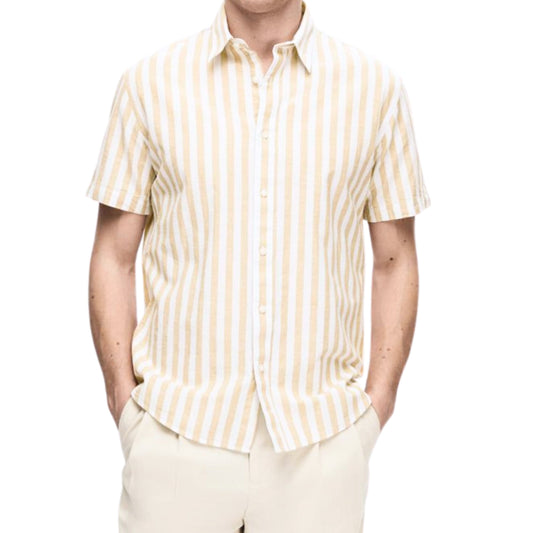 JULES Mens Tops S / Multi-Color JULES - Stripped stylish shirt