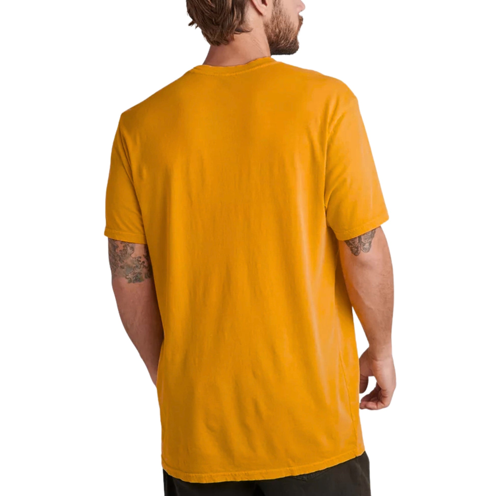 JUNK FOOD Mens Tops L / Orange JUNK FOOD - Grateful Dead Guitar Skeleton Short Sleeve T-shirt