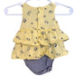 JUST ONE YOU Baby Girl 6 Month / Yellow JUST ONE YOU - BABY -  Floral Bee Sunsuit