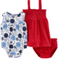 JUST ONE YOU Baby Girl 0-3 Month / Multi-Color JUST ONE YOU - Playwear  Baby Set  Of 3 Pieces