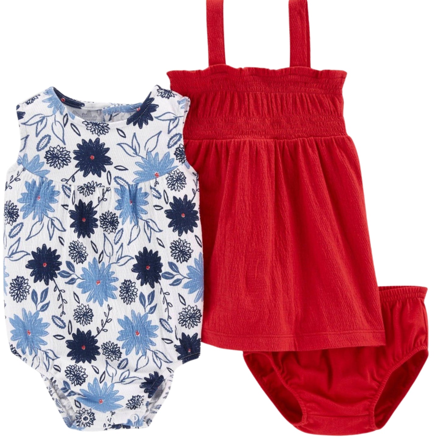 JUST ONE YOU Baby Girl 0-3 Month / Multi-Color JUST ONE YOU - Playwear  Baby Set  Of 3 Pieces