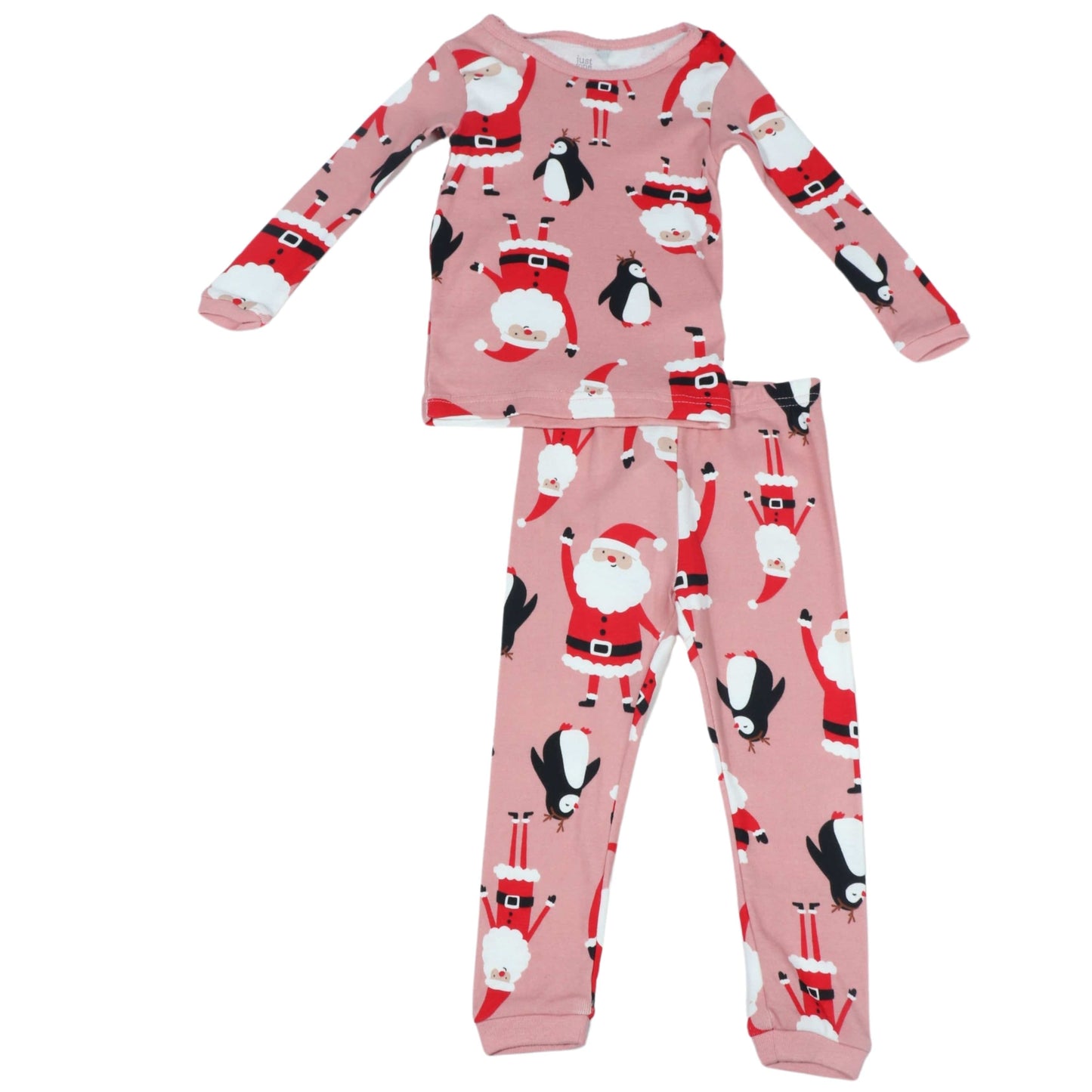 JUST ONE YOU Baby Girl 18 Month / Multi-Color JUST ONE YOU - Santa print baby pajama