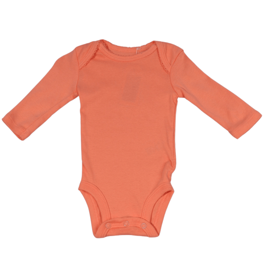 JUST ONE YOU Baby Girl New Born / Orange JUST ONE YOU - Soft cotton baby bodysuit