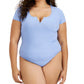 JUST POLLY Womens Tops JUST POLLY - V-Notch Bodysuit