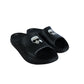 KARL LAGERFELD Mens Shoes 42 / Black KARL LAGERFELD - Logo Print Open Toe Slippers