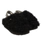 KARL LAGERFELD Womens Shoes 37 / Black KARL LAGERFELD -  Fluff Slippers