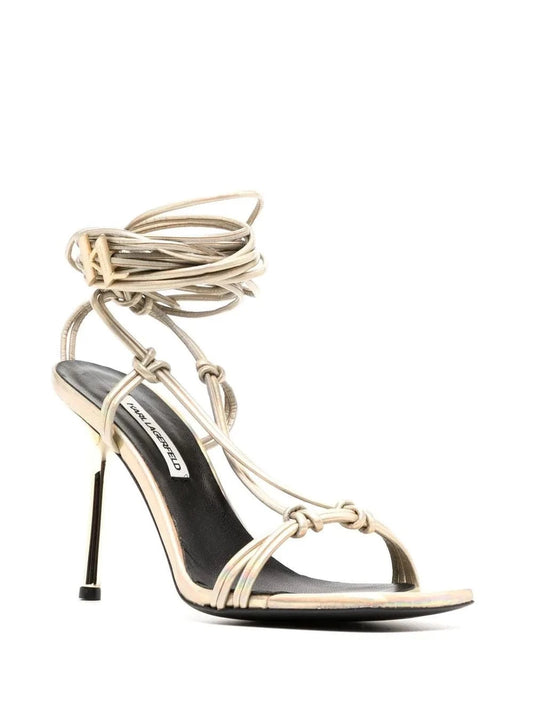 KARL LAGERFELD Womens Shoes 39 / Gold KARL LAGERFELD - Gala High sandals