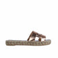 KARL LAGERFELD Womens Shoes 37 / Bronze KARL LAGERFELD - Slip On Wedge Slipper