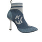 KARL LAGERFELD Womens Shoes 37 / Blue KARL LAGERFELD - Sock Heels