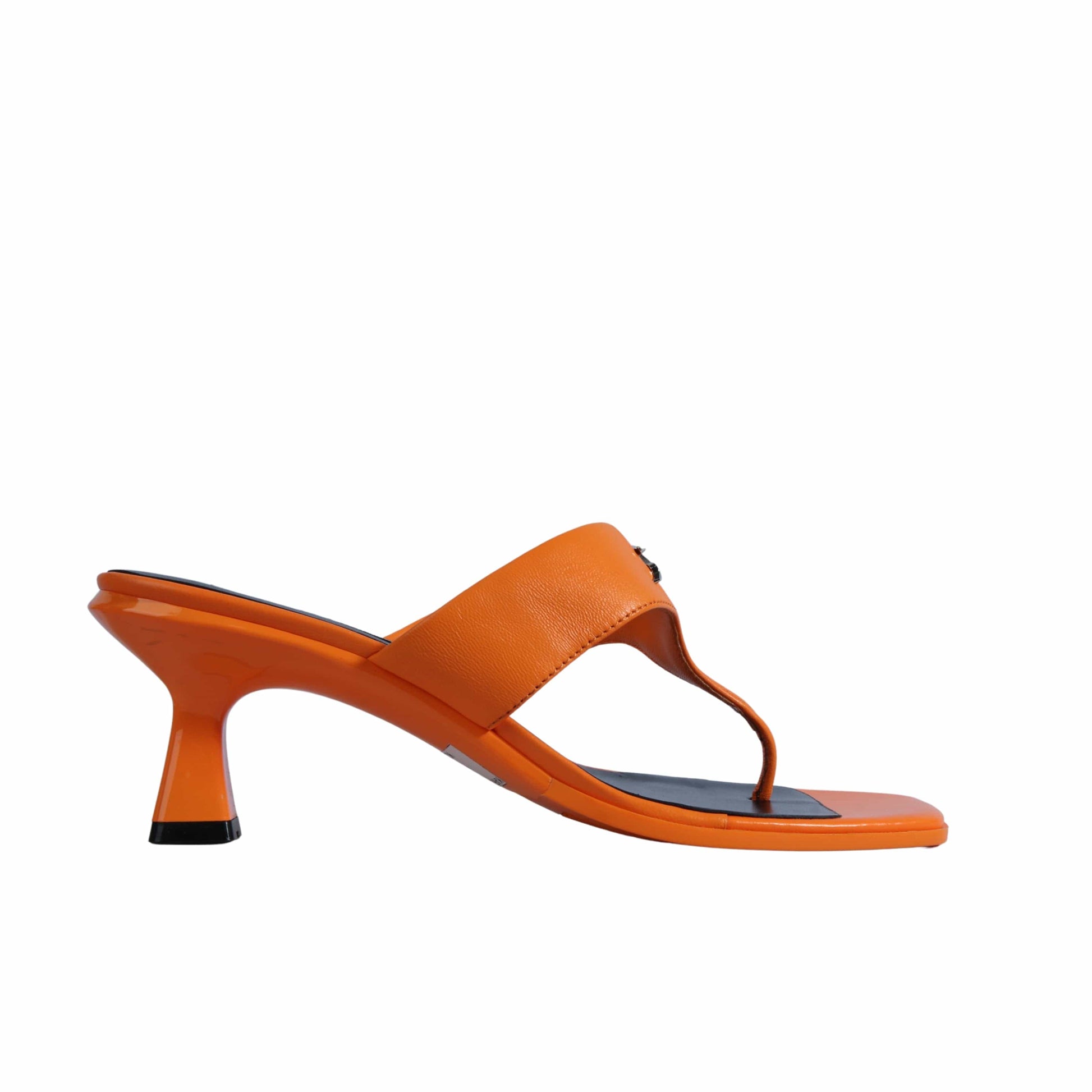 KARL LAGERFELD Womens Shoes 37 / Orange KARL LAGERFELD - Square Toe Sandal