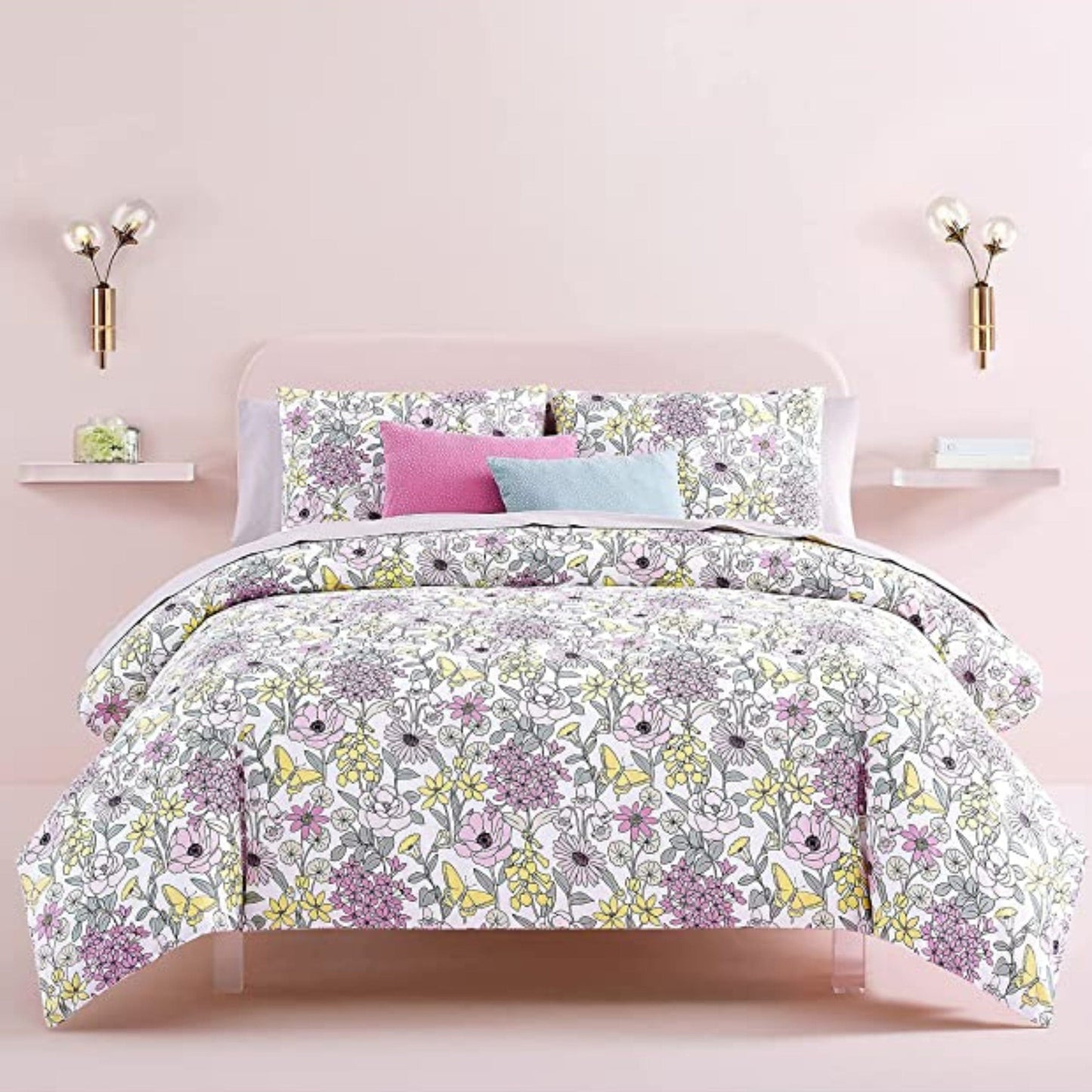 KATE SPADE Comforter/Quilt/Duvet Full/Queen / Multi-Color KATE SPADE - Botanical Mini Comforter Set