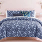 KATE SPADE Comforter/Quilt/Duvet Full/Queen / Blue KATE SPADE - Daisy Gingham 3 Piece Mini Comforter Set