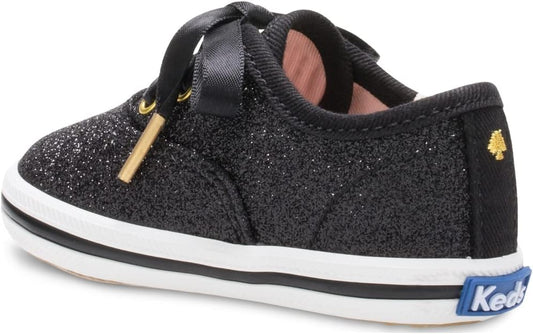 KEDS Baby Shoes 18 / Black KEDS - Baby -  Champion Glitter Crib Sneaker