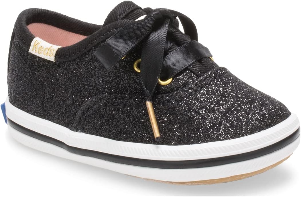 KEDS Baby Shoes 18 / Black KEDS - Baby -  Champion Glitter Crib Sneaker