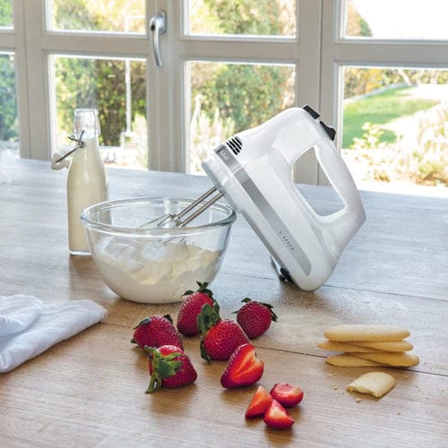 KITCHENAID Kitchen Appliances White KITCHENAID - Hand Mixer, 5 Speeds, White