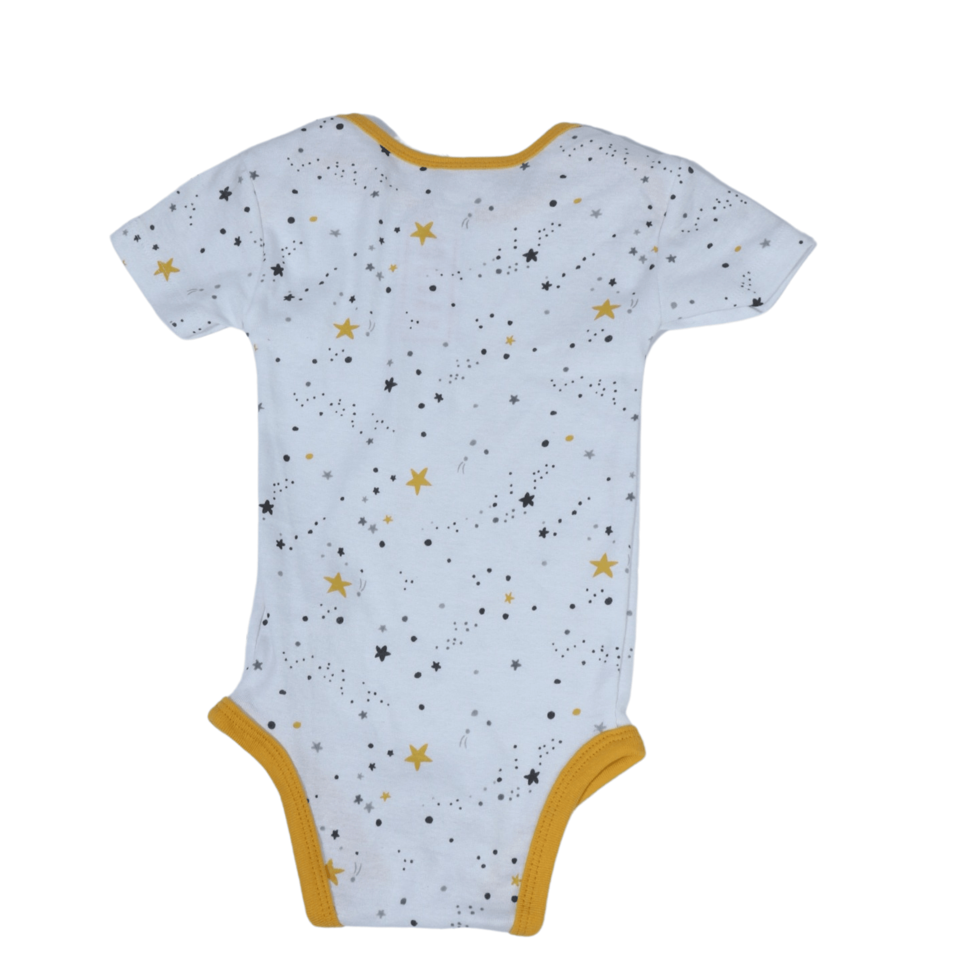KOALA BABY Baby Boy 12-18 Month / White KOALA BABY - MultiColor Stars Printed Design Baby BodySuit